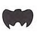 Paper Shapes Bat (5")